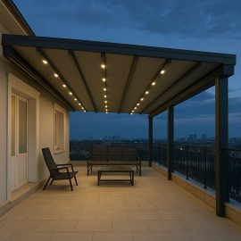 Otomatik Pergola Teras Balkon Tentesi Otomatik Pergola Teras Balkon Tentesi
